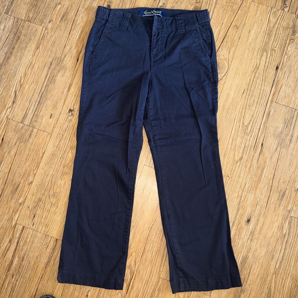 vintage gloria vanderbilt jeans Perfect Fit Size 4P Black Career Work Pants R